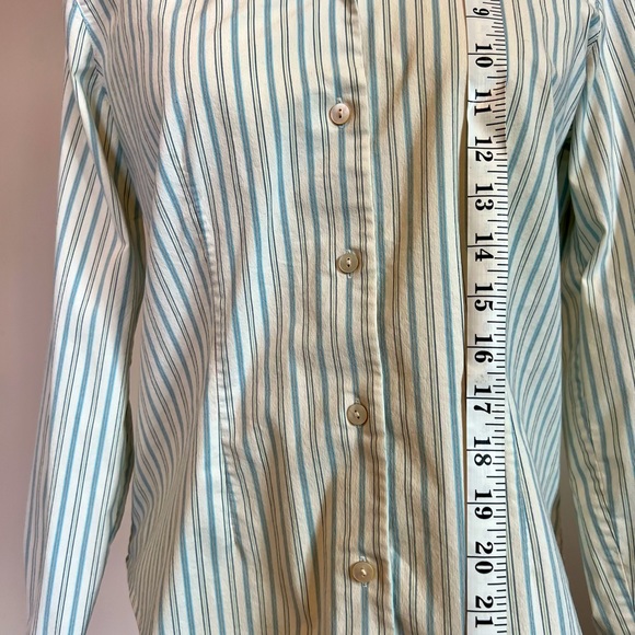 Lands End Striped Blouse - Picture 5 of 9